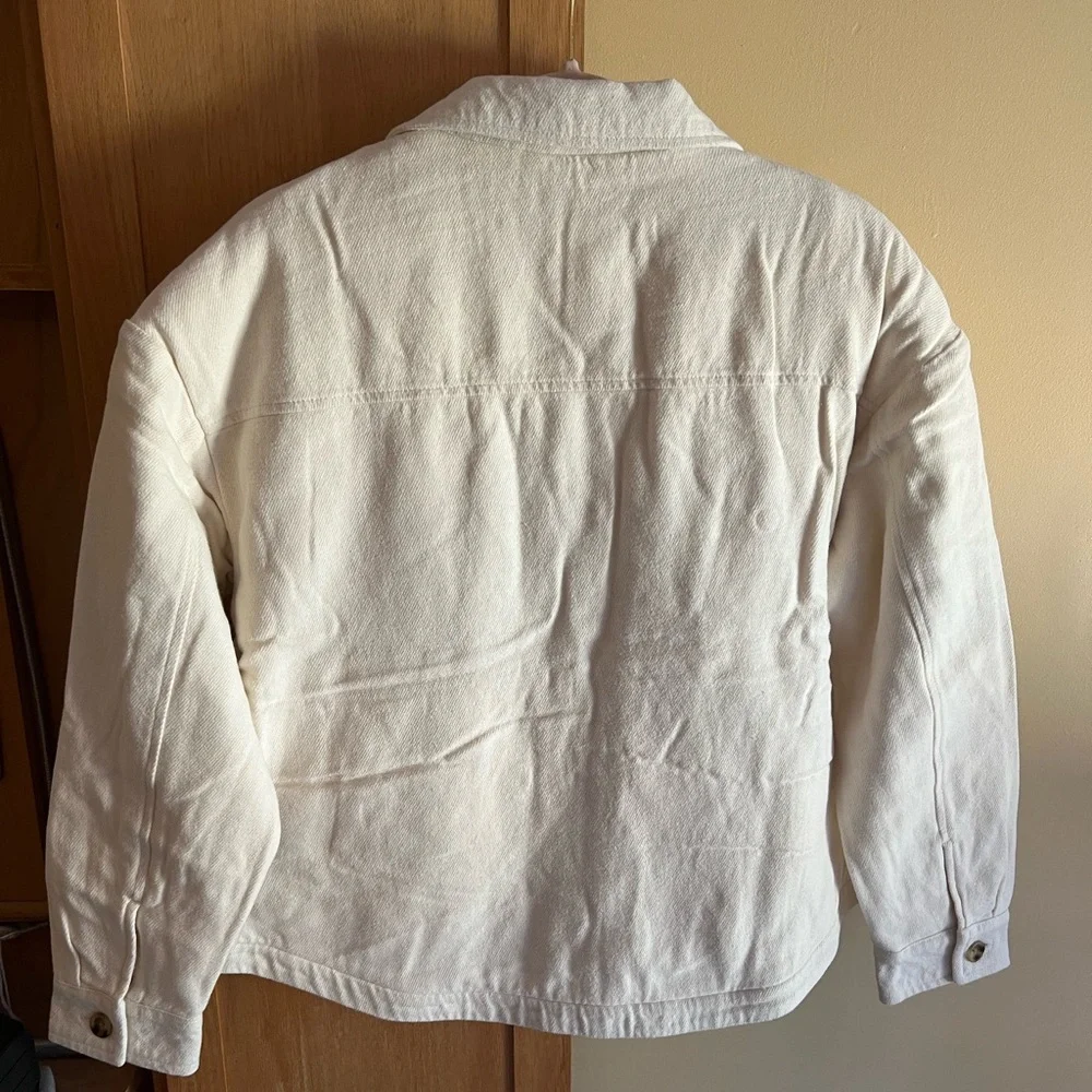 Aeropostale Flannel Sherpa Lined Shacket
